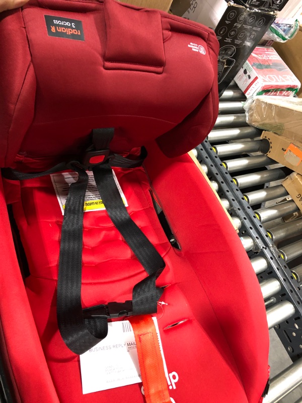 Photo 3 of Diono Radian 3R, 3-in-1 Convertible Car Seat, Rear Facing & Forward Facing, 10 Years 1 Car Seat, Slim Fit 3 Across, Red Cherry Radian 3R Fits 3 Across Red Cherry