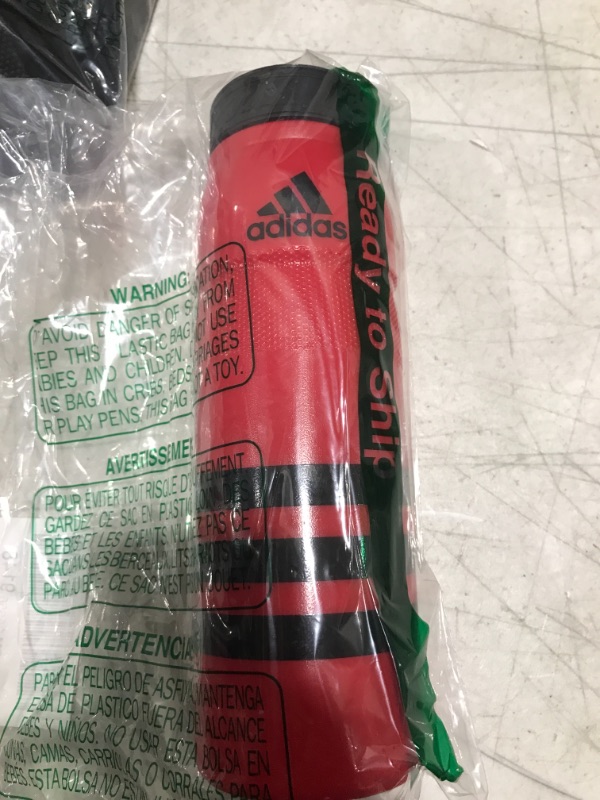 Photo 2 of adidas 750 ML (28 oz) Stadium Refillable Plastic Sport Water Bottle Scarlet Red/Black 750 Milliliters