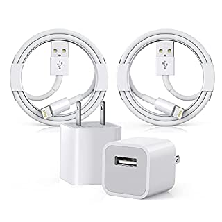 Photo 1 of [Apple MFi Certified] iPhone Charger, Apple iPhone Charger to USB Fast Charging Data Sync Transfer Cable with USB Wall Charger Travel Plug Compatible iPhone 12/11/11 Pro/Xs/XR/X/8/8Plus and More