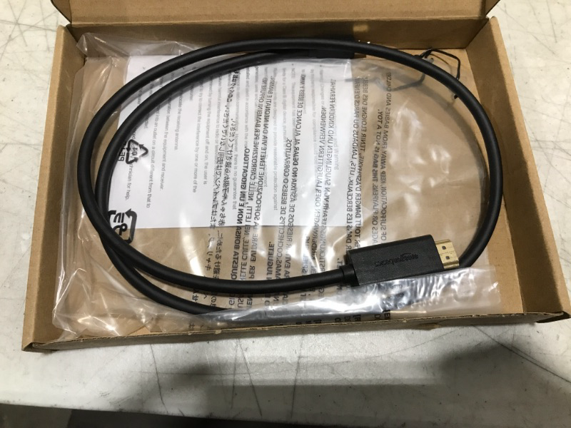 Photo 1 of Amazon Basics Mini DisplayPort to HDMI Cable - 3 Feet 1-Pack Cable 3-Feet