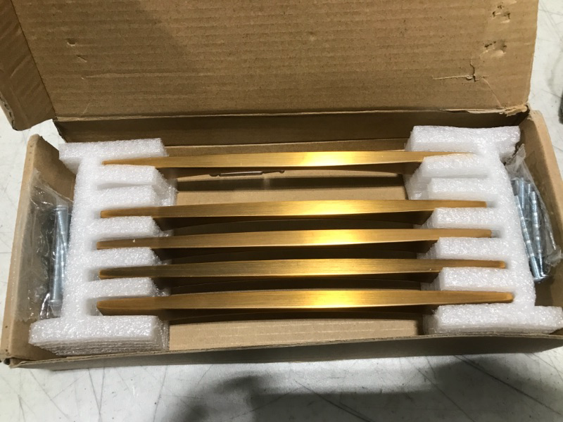 Photo 1 of 5 pack of golden drawer pulls