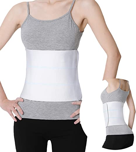 Photo 1 of Abdominal Binder Post Surgery for Men and Women, Postpartum Tummy Tuck Belt Provides Slimming Bariatric Stomach Compression,High Elasticity, Breathable - (45" - 60") 3 PANEL - 9"
