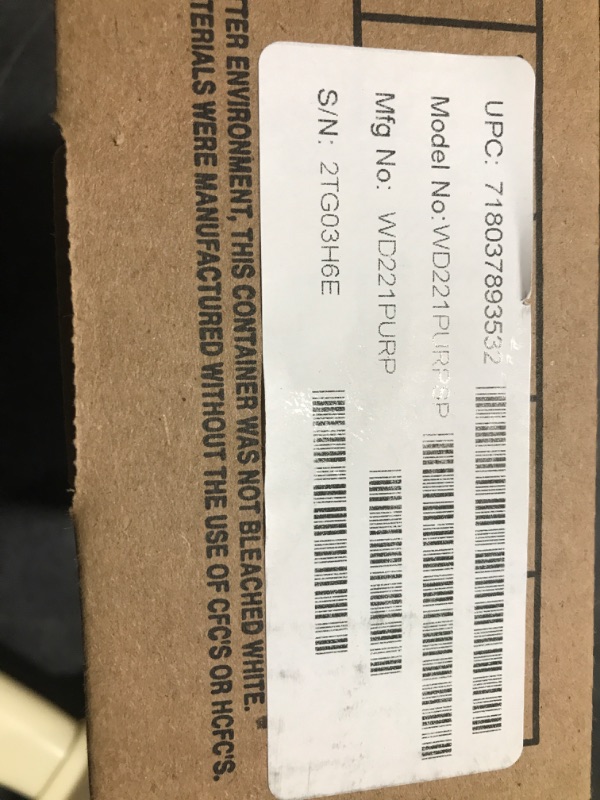 Photo 5 of Western Digital 22TB WD Purple Pro Surveillance Internal Hard Drive HDD - SATA 6 Gb/s, 512 MB Cache, 3.5" - WD221PURP 22TB HDD