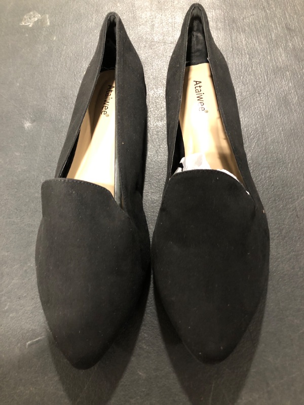 Photo 2 of Ataiwee Women's Wide Width Flats Shoes -Office Pointed Work Ballet Shoes. SIZE - 12 
