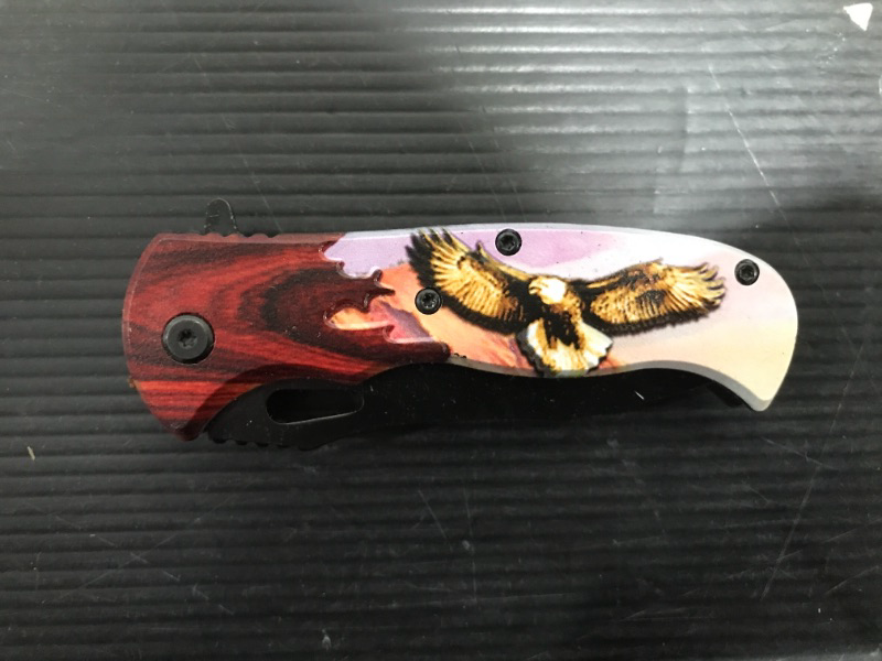 Photo 1 of 3.5" Blade- Folding pocket knife-eagles