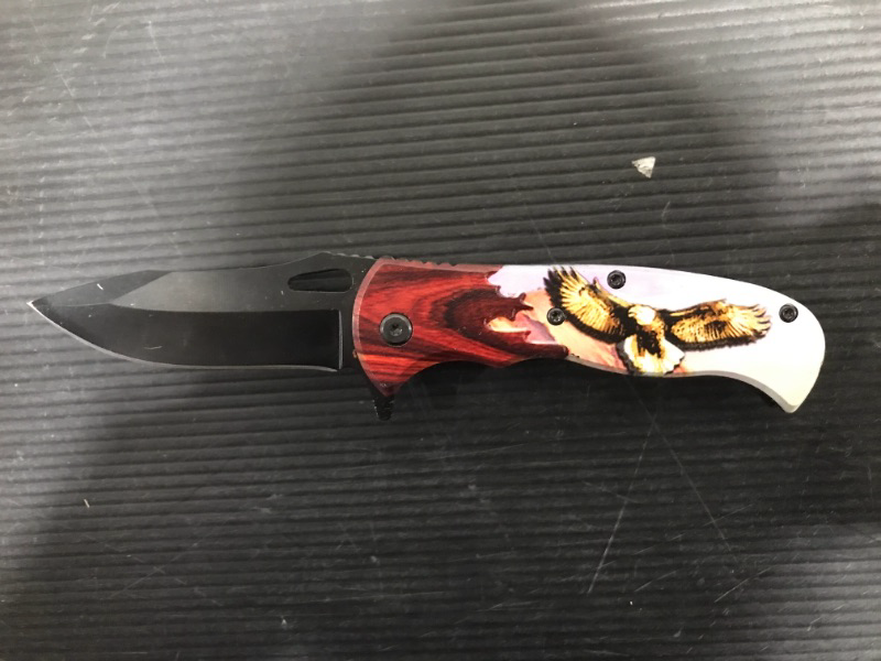 Photo 2 of 3.5" Blade- Folding pocket knife-eagles