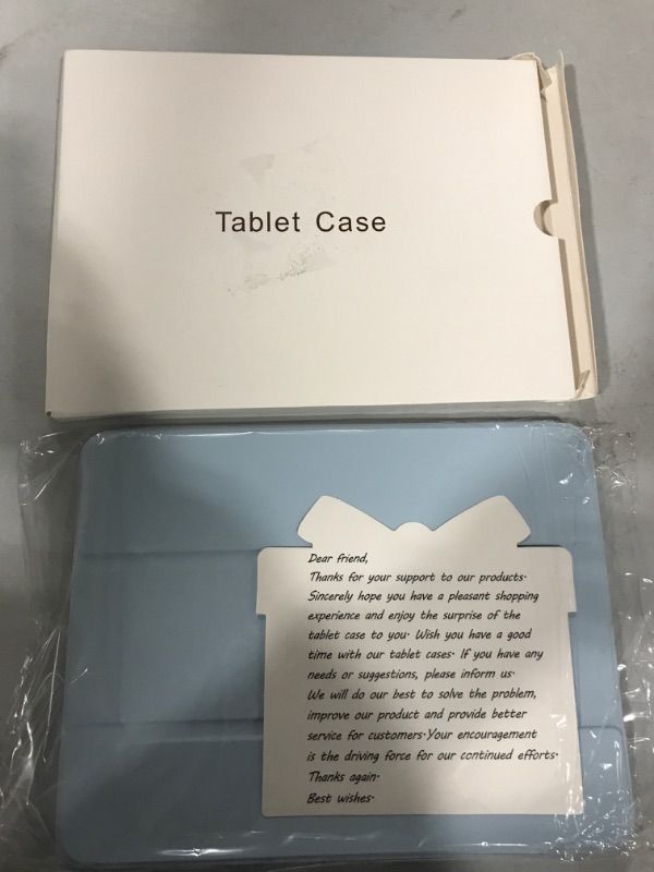 Photo 2 of Light blue tablet case