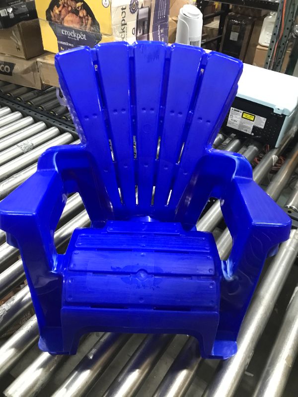 Photo 2 of American Plastic Toy Adirondack Chair 2 Pack Blue
