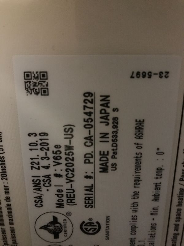 Photo 3 of Rinnai V65eP Non-Condensing Propane Tankless Water Heater, Outdoor Installation, Up to 6.5 GPM & 3/4 IPS LF EXP E2 With PRV Tankles 6.5 GPM Propane, Outdoor Installation Heater + IPS LF EXP E2 With PRV Tankles