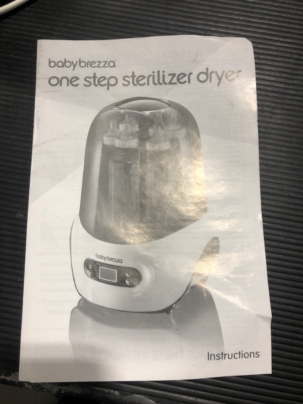 Photo 3 of Baby Brezza Baby Bottle Sterilizer and Dryer Machine – Electric Steam Sterilization - Universal Fit - Pacifiers, Glass, Plastic, and Newborn Feeding Bottles