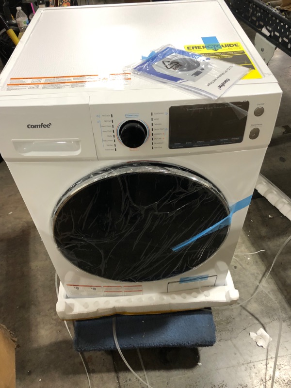 Photo 6 of COMFEE’ 24" Washer and Dryer Combo 2.7 cu.ft 26lbs Washing Machine Steam Care, Overnight Dry, No Shaking Front Load Combo Washer Full-Automatic Washing Machine, Dorm White