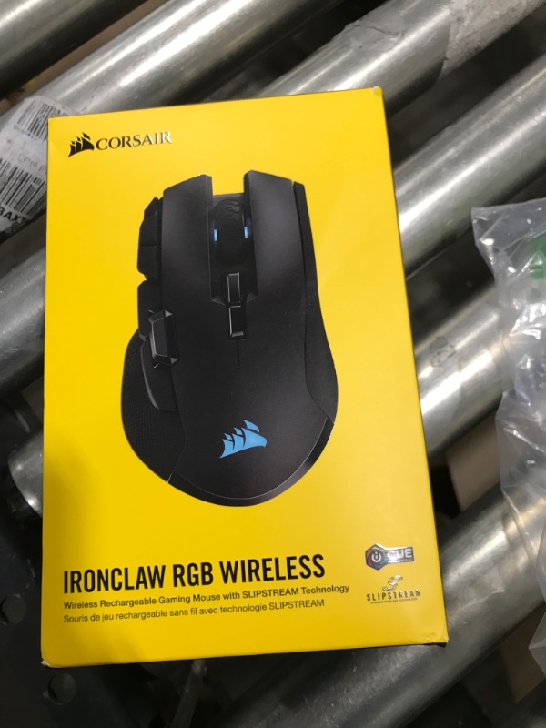 Photo 4 of Corsair Ironclaw Wireless RGB - FPS and MOBA Gaming Mouse - 18,000 DPI Optical Sensor - Sub-1 ms SLIPSTREAM Wireless