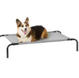 Photo 1 of Amazon Basics Cooling Elevated Pet Bed,  Medium Grey Pet Bed