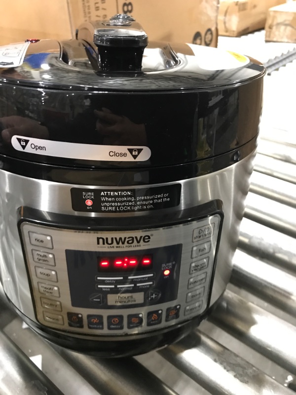 Photo 2 of Nuwave Nutri-Pot Digital Pressure Cooker 6-quart with Stainless Steel Inner Pot & Sure-Lock Technology
