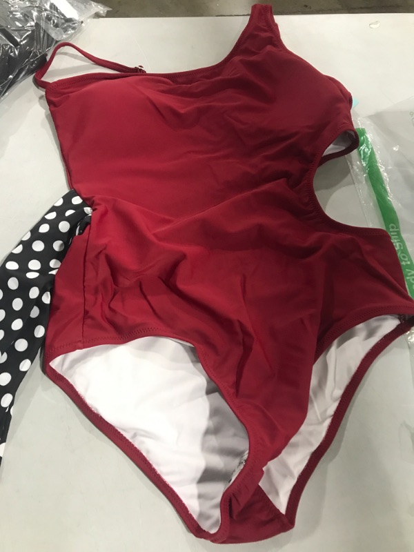 Photo 1 of ADISPUTENT ONE PIECE SWIMSUIT WINE