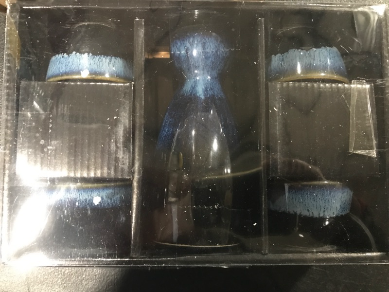 Photo 2 of Zenfy Japanese Sake Set 5 piece blue