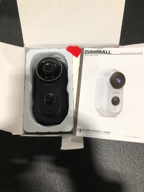 Photo 2 of ZUMIMALL Outdoor Security Cameras, 2K FHD Battery Powered Wireless Surveillance Camera with Siren, Night Vision, PIR Motion https://a.co/d/3zbLzlh