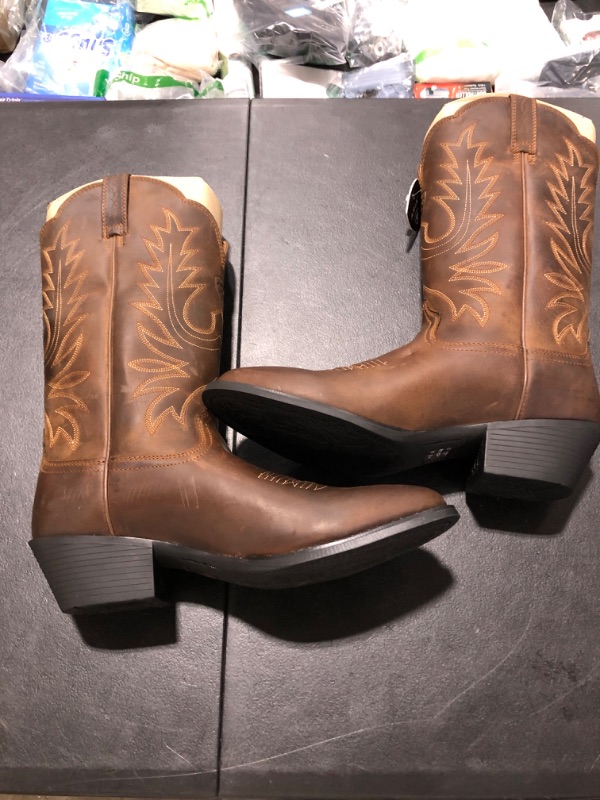 Photo 2 of Ariat Ladies Heritage Full Calf Boots 8 C Brown
