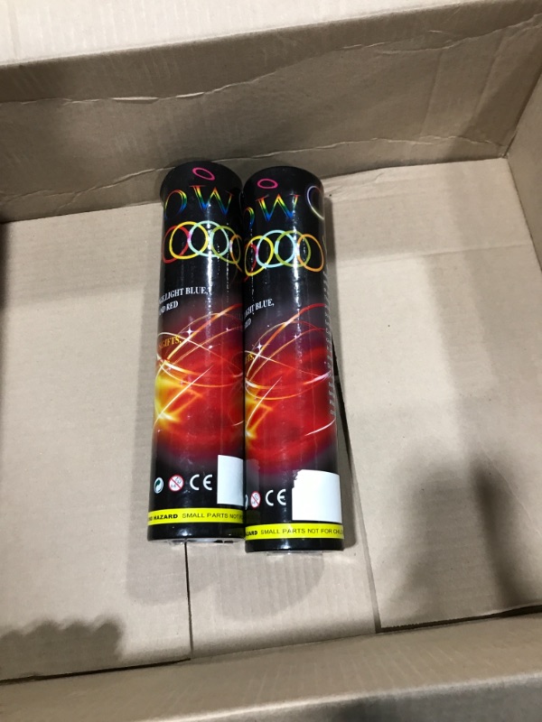 Photo 1 of 200 Ultra Bright Glow Sticks Bracelets and Necklaces - Glow in The Dark Party Supplies Decorations - Bulk 8" Glowsticks Party Favors Pack
