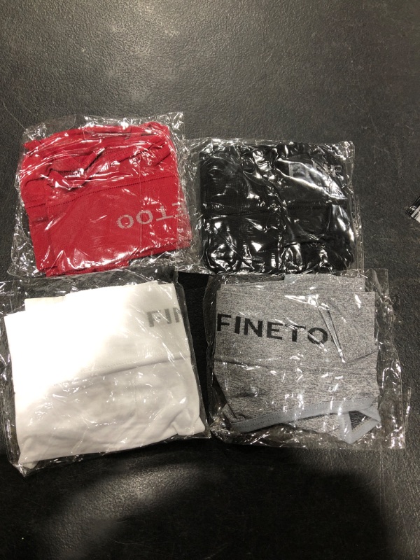 Photo 1 of FINETOO 4 Pack High Waisted Thongs for Women, Breathable Underwear Soft Stretchy Nylon Spandex No Side Seam Panties 4 Pack C
SIZE Large-X-Large