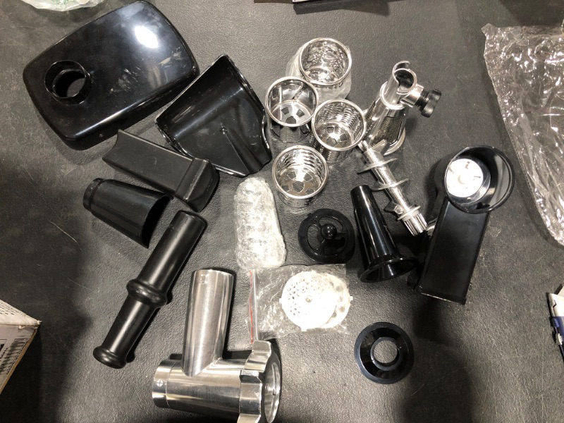 Photo 1 of OSTBA Electric Meat Grinder, 2000W MAX Heavy Duty Meat Mincer Sausage Stuffer Machine, 5 in 1 Stainless Steel Food Grinder with Sausage & Kubbe & Shredding & Slicing & Tomato Juicing Kits