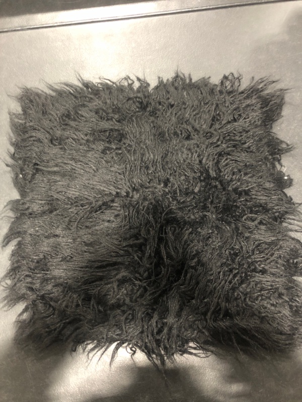 Photo 1 of 1 PIECE FAUX FUR THROW PILLOWS CASE 