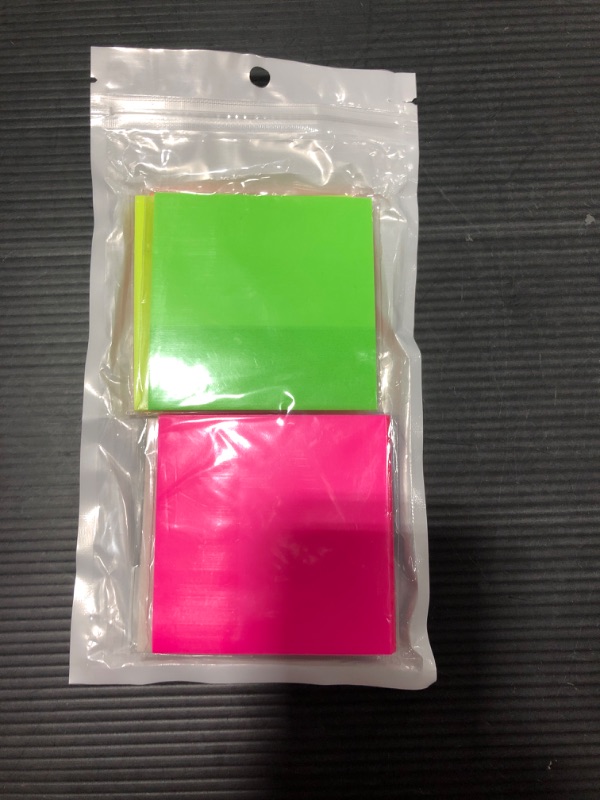 Photo 2 of Limited-time deal: Transparent Sticky Notes,Colorful 300 Sheets 6 Packs Clear Sticky Notes,3X3 Inch 