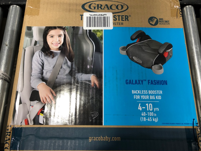 Photo 2 of Graco TurboBooster Backless Booster Car Seat, Galaxy Gray