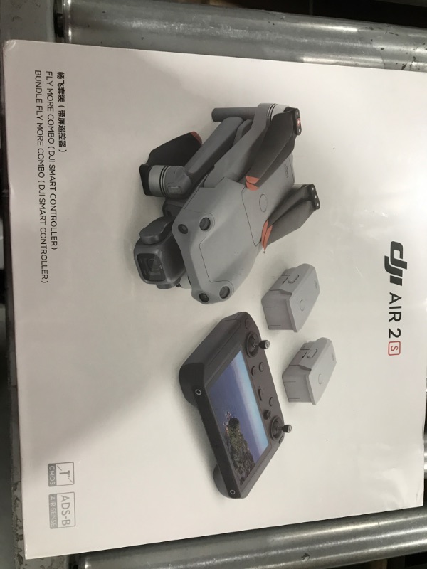 Photo 3 of DJI Air 2S Fly More Combo with Smart Controller - Drone with 4K Camera, 5.4K Video, 1-Inch CMOS Sensor, 4 Directions of Obstacle Sensing, 31-Min Flight Time, Max 7.5-Mile Video Transmission, Gray DJI Air 2S Fly More Combo + Smart Controller