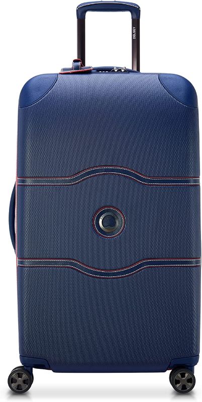 Photo 1 of 
DELSEY Paris Chatelet Hardside 2.0 Luggage with Spinner Wheels, Navy, Checked-26 Inch Trunk, No Brake
