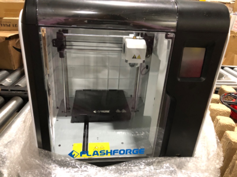 Photo 7 of FLASHFORGE 3D Printer Adventurer 3 Pro with 2 Removable Nozzle, Glass Bed and Leveling-Free, Fully Assembled, High Precision Printing with PLA/ABS/PETG/PLA-CF/PETG-CF---TURNS ON UNABLE TO TEST--SOLD AS IS 