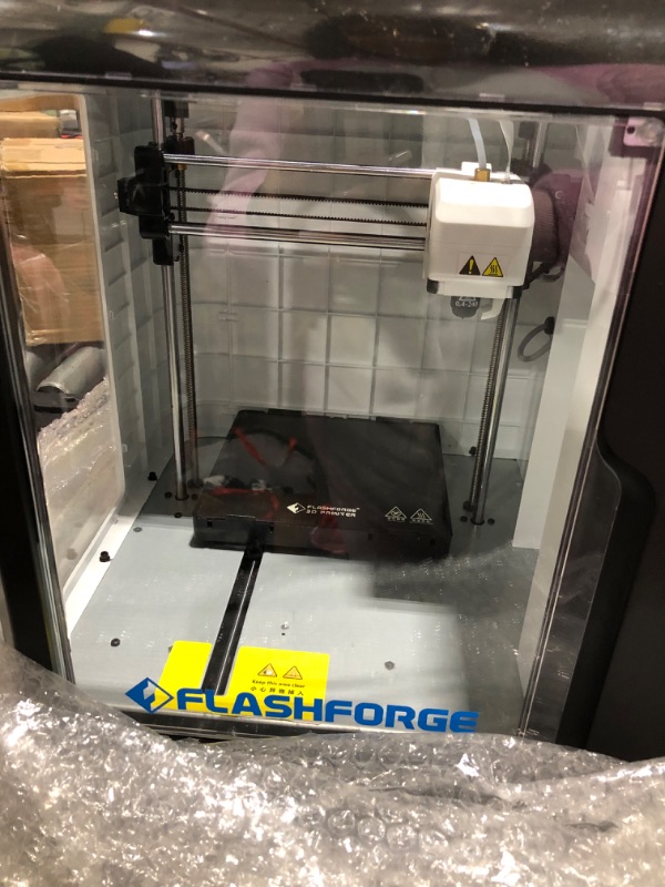 Photo 6 of FLASHFORGE 3D Printer Adventurer 3 Pro with 2 Removable Nozzle, Glass Bed and Leveling-Free, Fully Assembled, High Precision Printing with PLA/ABS/PETG/PLA-CF/PETG-CF---TURNS ON UNABLE TO TEST--SOLD AS IS 