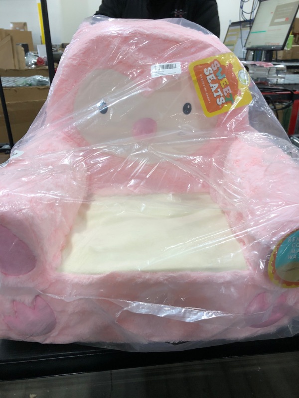 Photo 2 of Animal Adventure - Sweet Seats - Pink Owl Children's Plush Chair