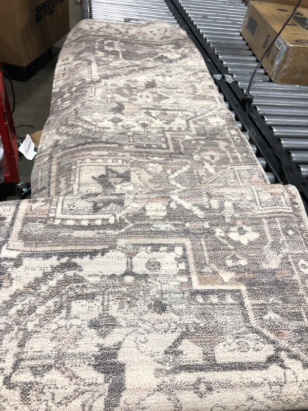 Photo 1 of  Vintage Medallion Area Rug,9' x 12'6",Grey