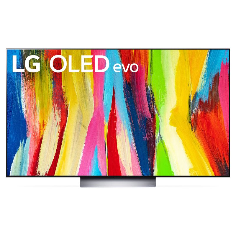 Photo 1 of LG C2 SERIES 55-INCH CLASS OLED EVO GALLERY EDITION SMART TV OLED55C2PUA, 2022 - AI-POWERED 4K TV, ALEXA BUILT-IN 55 INCH **Light Lines Throughout the Screen / NO REMOTE!!!**