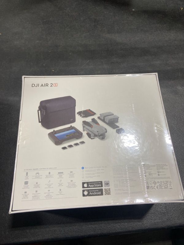 Photo 3 of SEALED!!!!!! DJI Air 2S Fly More Combo with Smart Controller - Drone with 4K Camera, 5.4K Video, 1-Inch CMOS Sensor, 4 Directions of Obstacle Sensing, 31-Min Flight Time, Max 7.5-Mile Video Transmission, Gray DJI Air 2S Fly More Combo + Smart Controller
