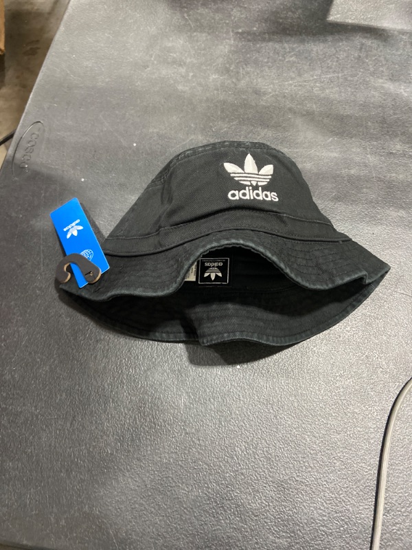 Photo 2 of adidas Originals Women's Washed Bucket Hat One Size Black/White