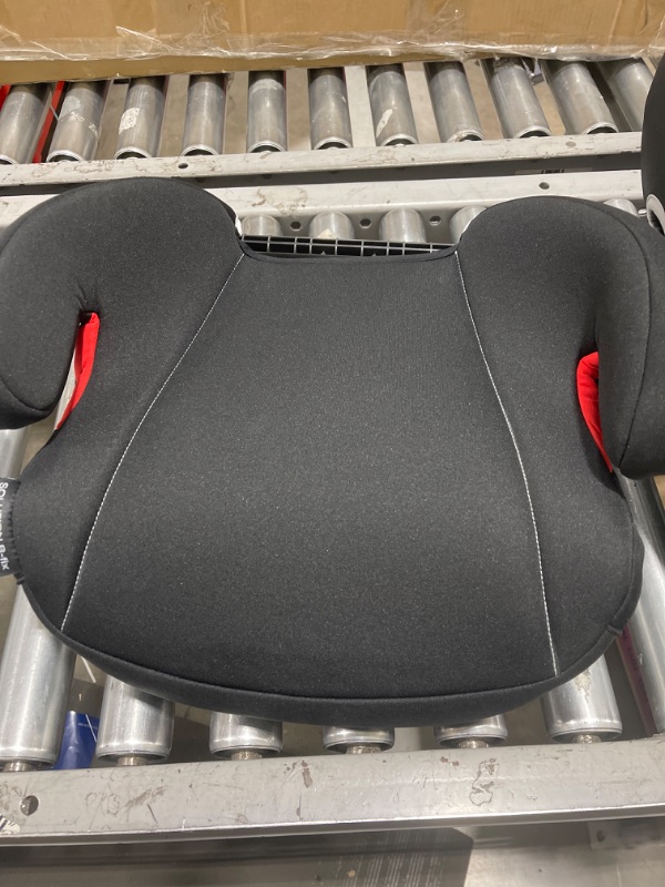 Photo 3 of CYBEX Solution B-Fix High Back Booster Seat, Lightweight Booster Seat, Secure Latch Installation, Linear Side Impact Protection, 12-Position Adjustable Headrest, for Kids 40-120 Lbs, Volcano Black Solution B-fix Volcano Black