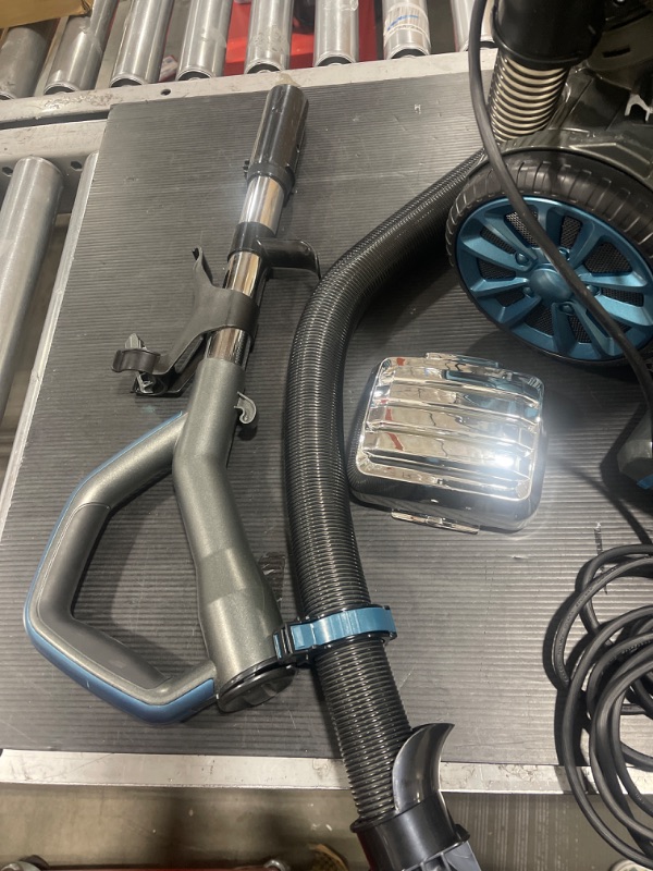Photo 1 of Eureka FloorRover Dash Upright Pet Vacuum Cleaner, HEPA Filter, Swivel Steering for Carpet and Hard Floor, Bagless, Deep Ocean 