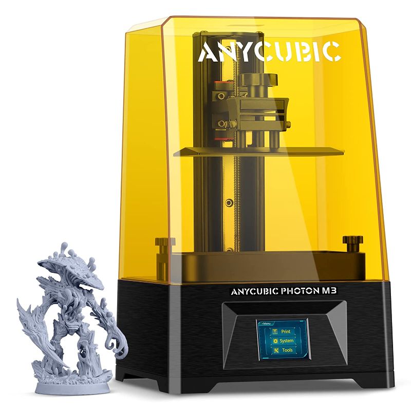 Photo 1 of ANYCUBIC Resin 3D Printer, Photon M3 with 7.6 inches 4K+ Monochrome Screen SLA LCD UV Resin Printers with Precise Printing, 163 × 102 × 180 mm Printing Size
**UNABLE TO TEST**