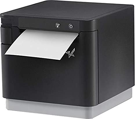 Photo 1 of Star Micronics mC-Print3 3-inch Ethernet (LAN) / USB / Lightning Thermal POS Printer with CloudPRNT, Peripheral Hub, Cutter, and External Power Supply - Black **UNABLE TO TEST**
