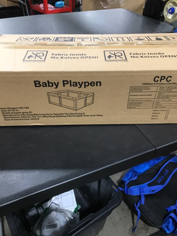 Photo 1 of BABY PLAYPEN  **BOX WAS TORN, MAY BE MISSING PARTS**