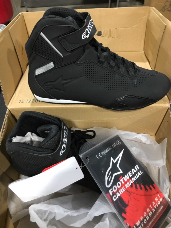 Photo 3 of Alpinestars Men's Sektor Vented Street Motorcycle Shoe, Black, SIZE -- 9 