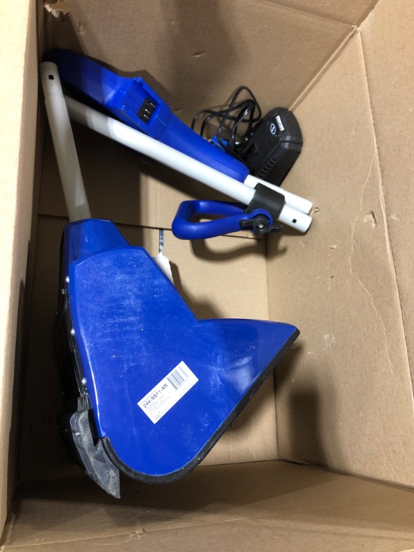 Photo 1 of 11 in. 24-Volt Cordless Snow Shovel Kit with 5.0 Ah Battery + Charger
