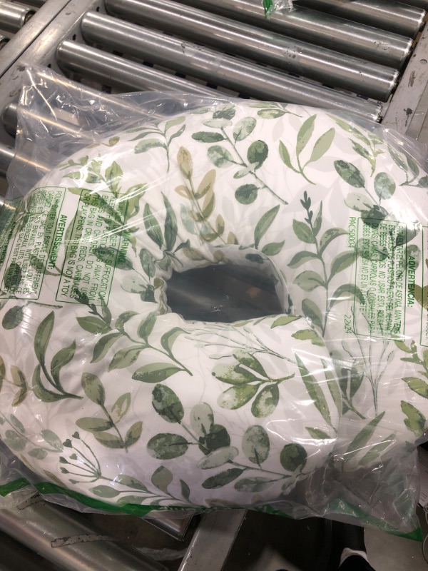 Photo 2 of Boppy Nursing Pillow and Positioner—Original | Green Foliage | Breastfeeding, Bottle Feeding, Baby Support | with Removable Cotton Blend Cover