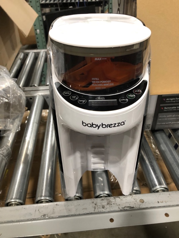 Photo 3 of New and Improved Baby Brezza Formula Pro Advanced Formula Dispenser Machine - Automatically Mix a Warm Formula Bottle Instantly - Easily Make Bottle with Automatic Powder Blending