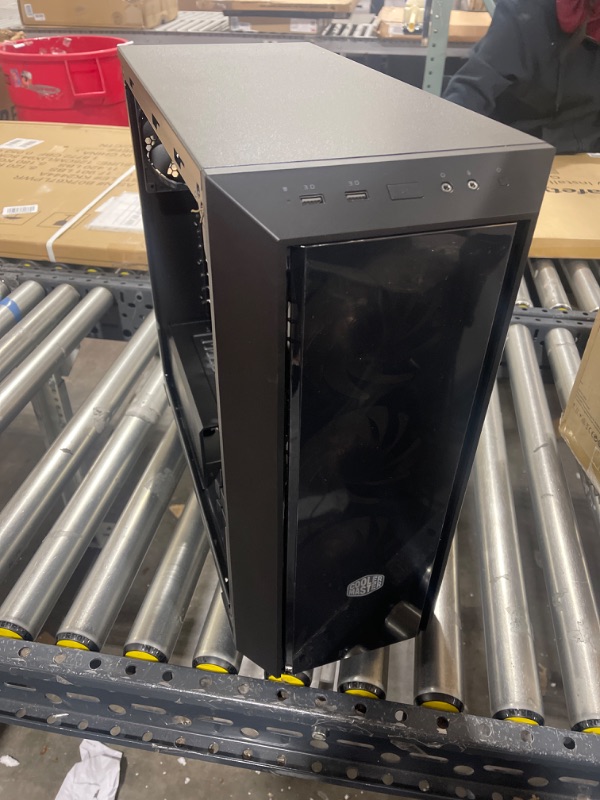 Photo 2 of Cooler Master MasterBox Pro 5 ARGB ATX Mid-Tower with Adaptable Layout E-ATX up to 10.5", DarkMirror Front Panel, Tempered Glass, Three 120mm ARGB Lighting Fans **UNABLE TO TEST**