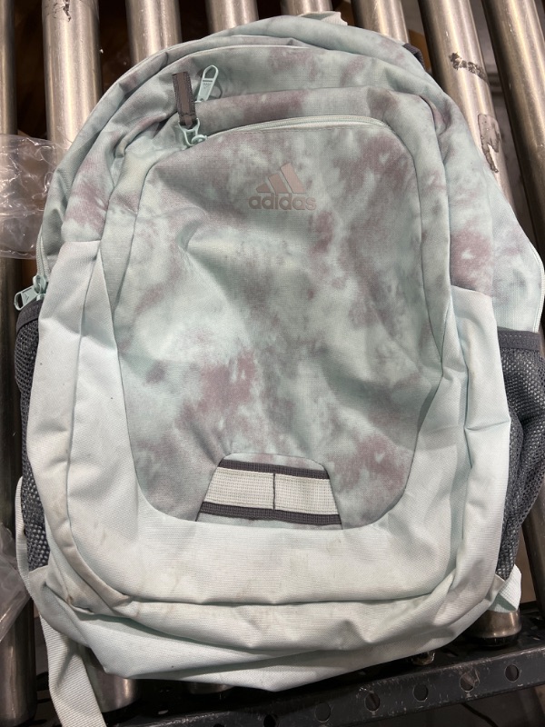 Photo 2 of adidas Foundation 6 Backpack, Stone Wash Almost Blue-Grey Two/Almost Blue/Silver Metallic, One Size
