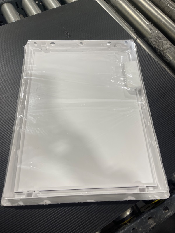 Photo 3 of 12" x 16" White Plastic Access Panel. Service Shaft Door Panel. Plumbing, Electricity, Heating, Alarm Wall Access Panel for Drywall. Bathroom Services Access Hole Cover. (12" x 16")
