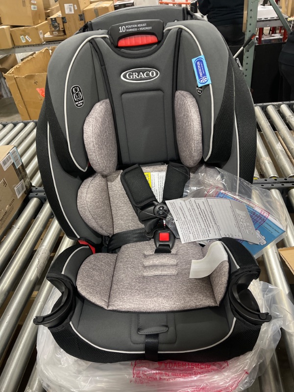 Photo 2 of Graco SlimFit 3 in 1 Car Seat -Slim & Comfy Design Saves Space in Your Back Seat, Darcie, One Size SlimFit Darcie